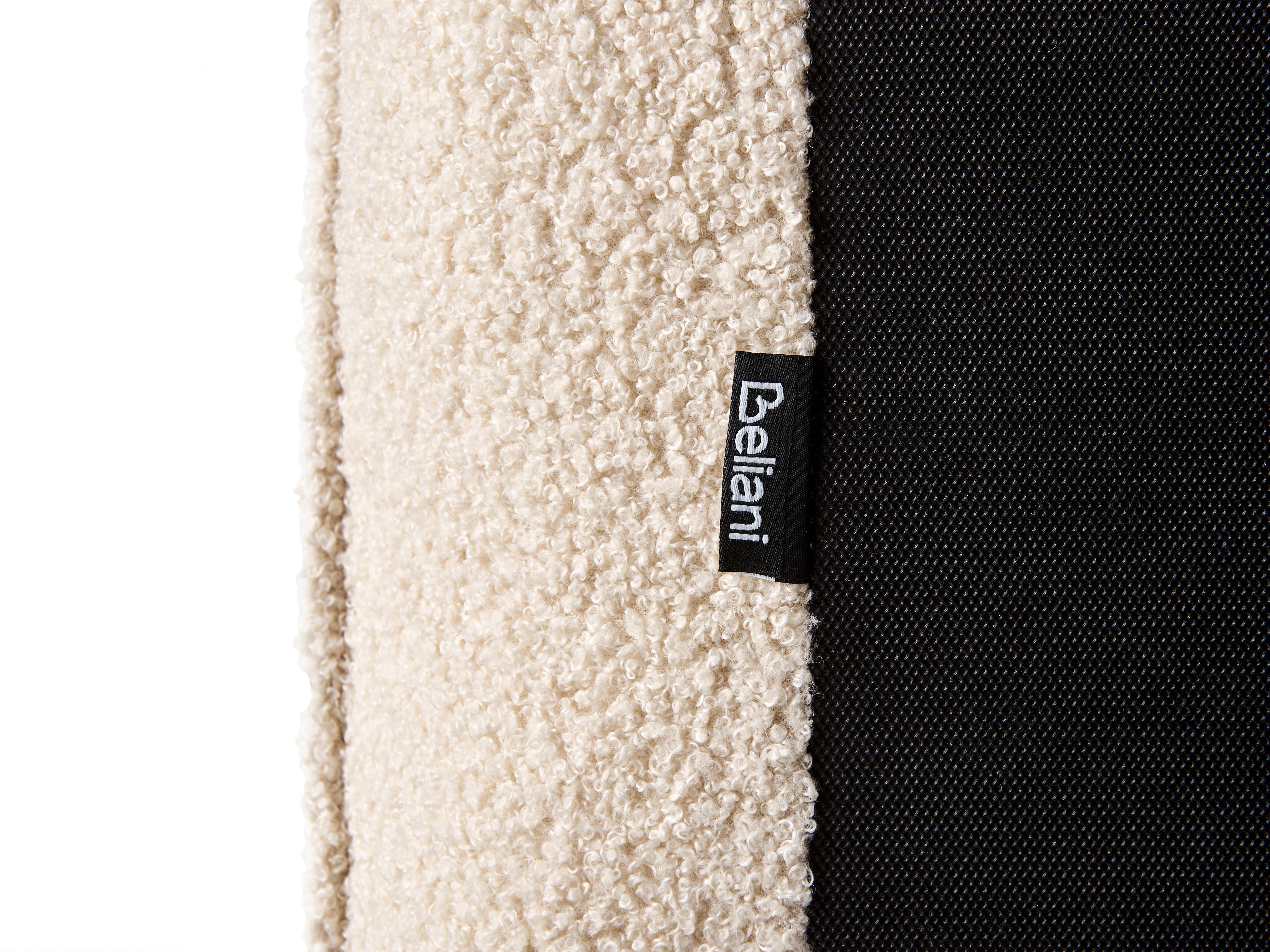 Bed met opbergruimte Bouclé LAVAUR 180 x 200 cm Beige