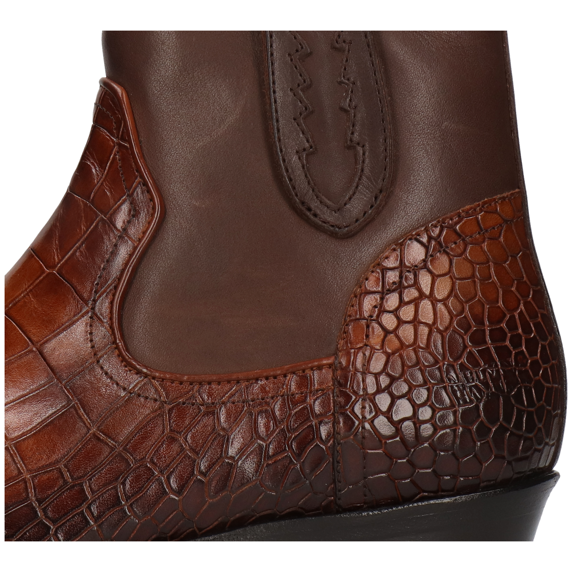 SHYLA 2 - Bottines à talon cubain | Marron