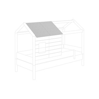PAIDI Dachschindeln TINY HOUSE 2er Set grau