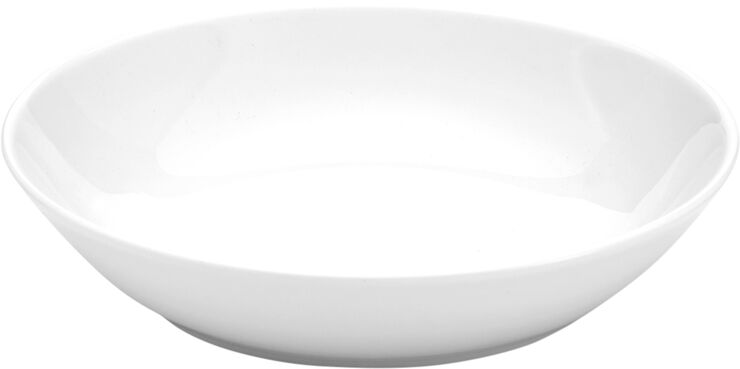 Pillivuyt Cecil tallerken dyb 20 cm. Hvid