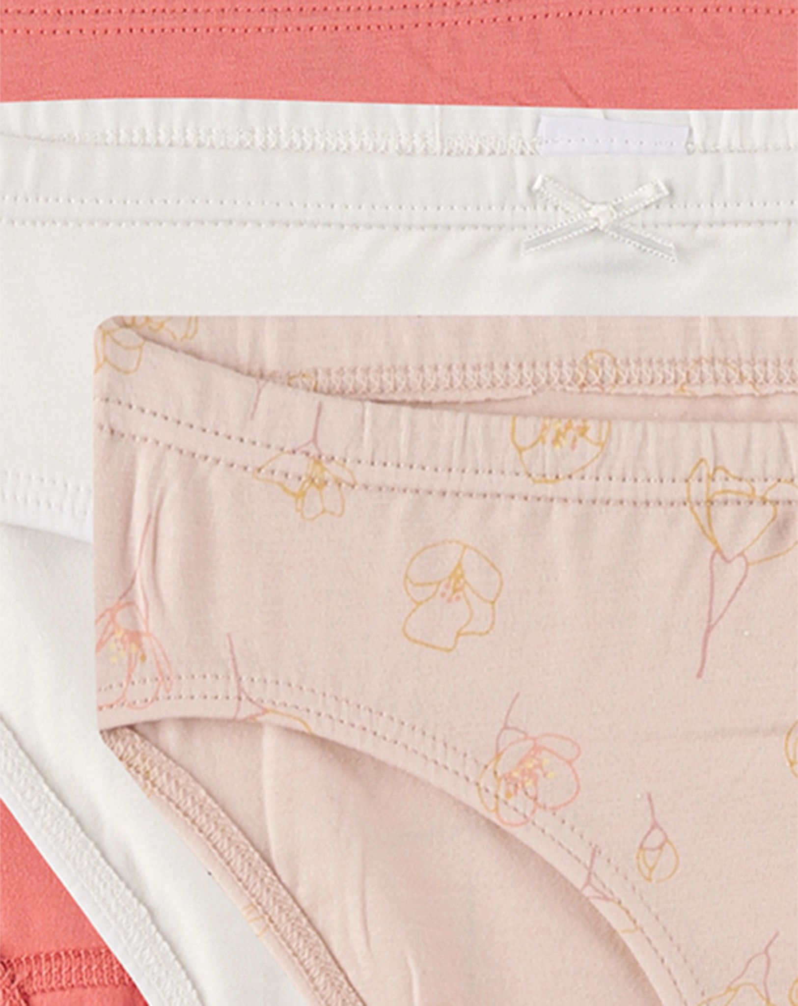 Hipster RIO FLOWERS 3er Pack in hush violett