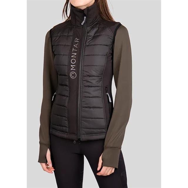 Bodywarmer Montar Emma Hybrid Kids Zwart