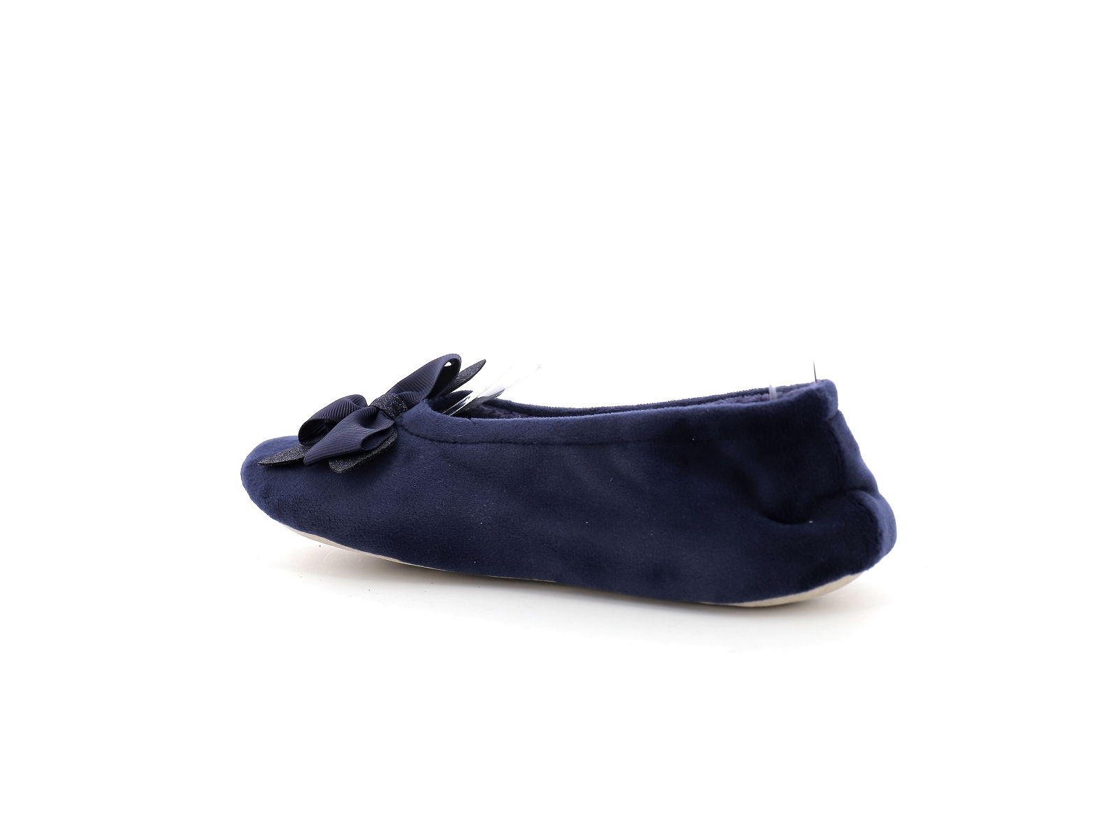 Isotoner-97303 Textile Velours Marine