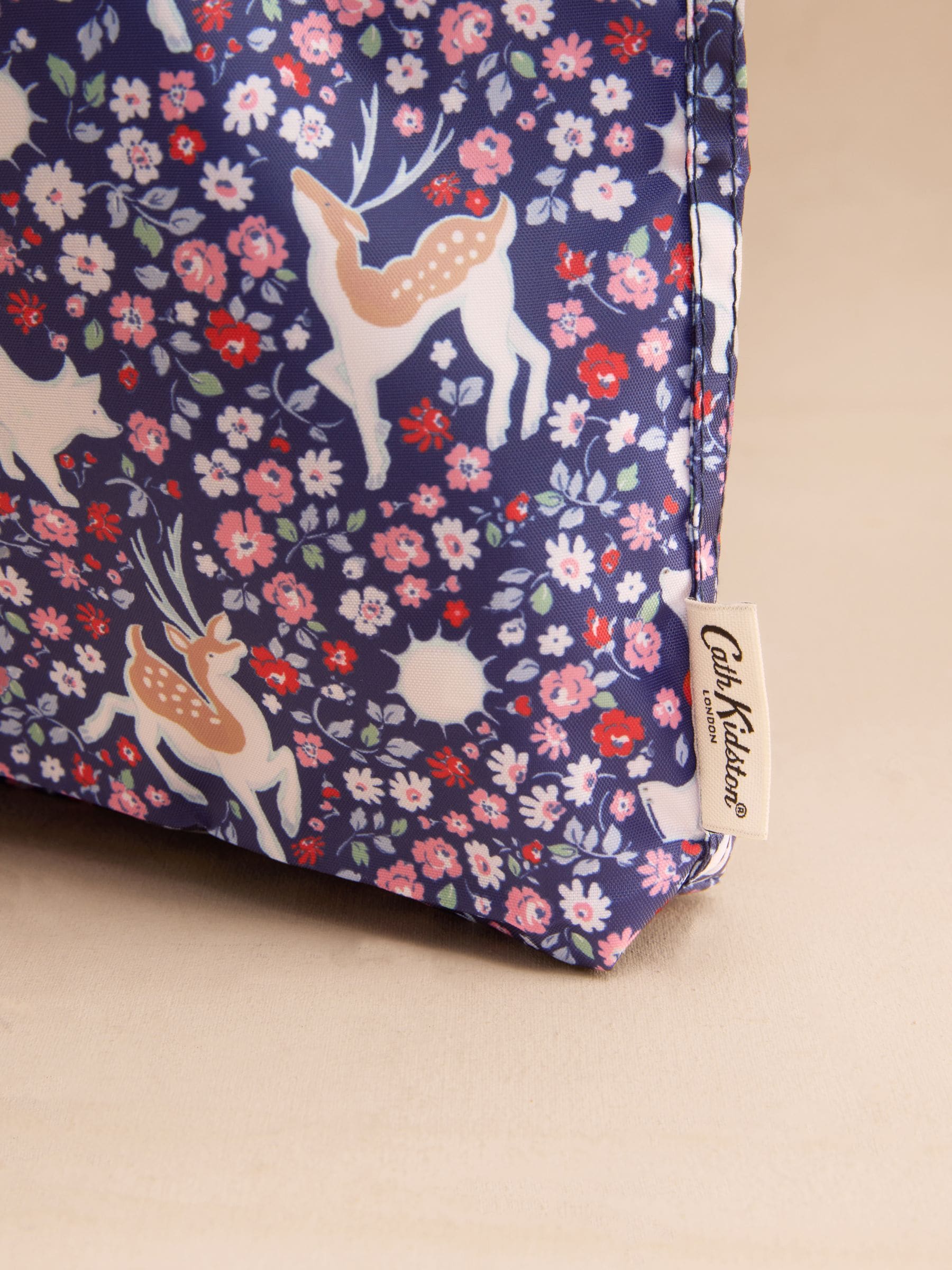 Navy Polar Ditsy - Cath Kidston Mini Foldaway Shopper Bag