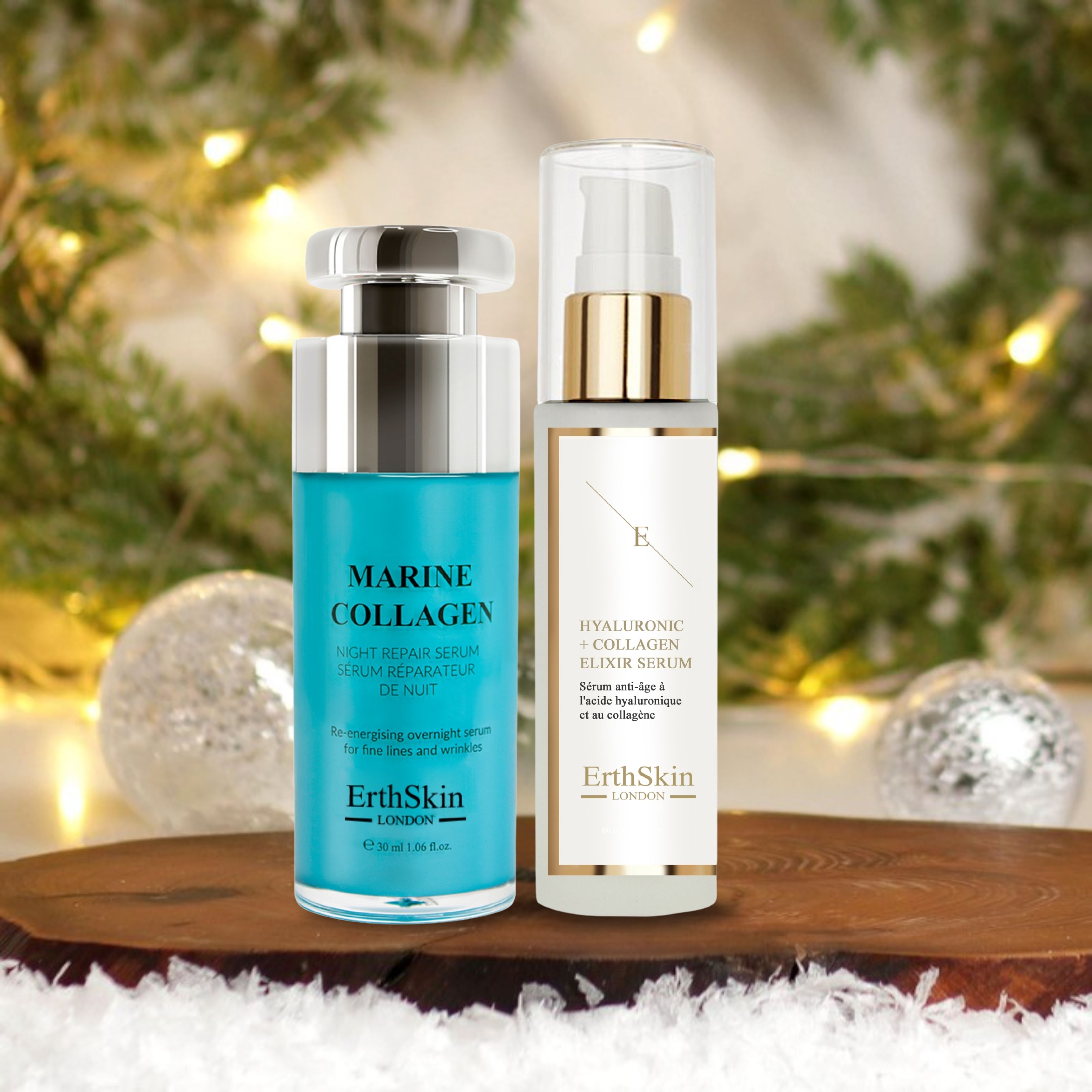 Erth skin london Kollagenserum+ Night Repair Serum set