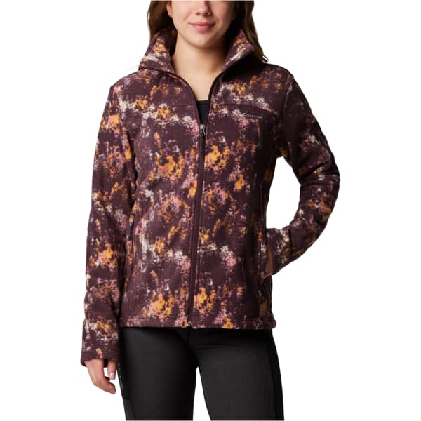 Veste polaire randonnée COLUMBIA W FAST TREK PRINTED JACKET MOONVISTA TIMBE