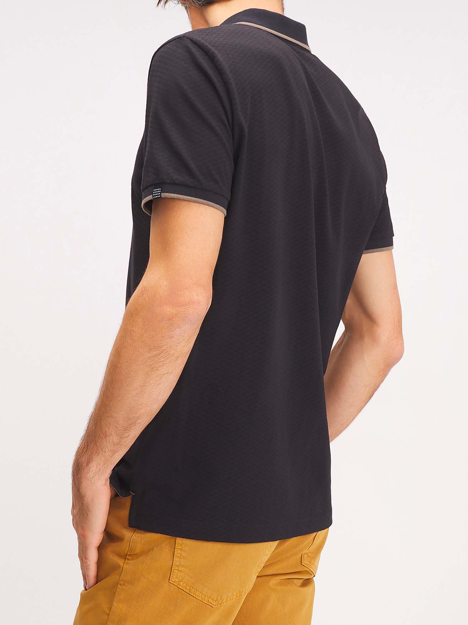 Polo Homme Manches Courtes Noir