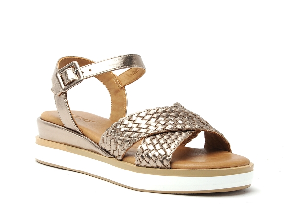Inuovo nu pieds plats femme 113065 bronze