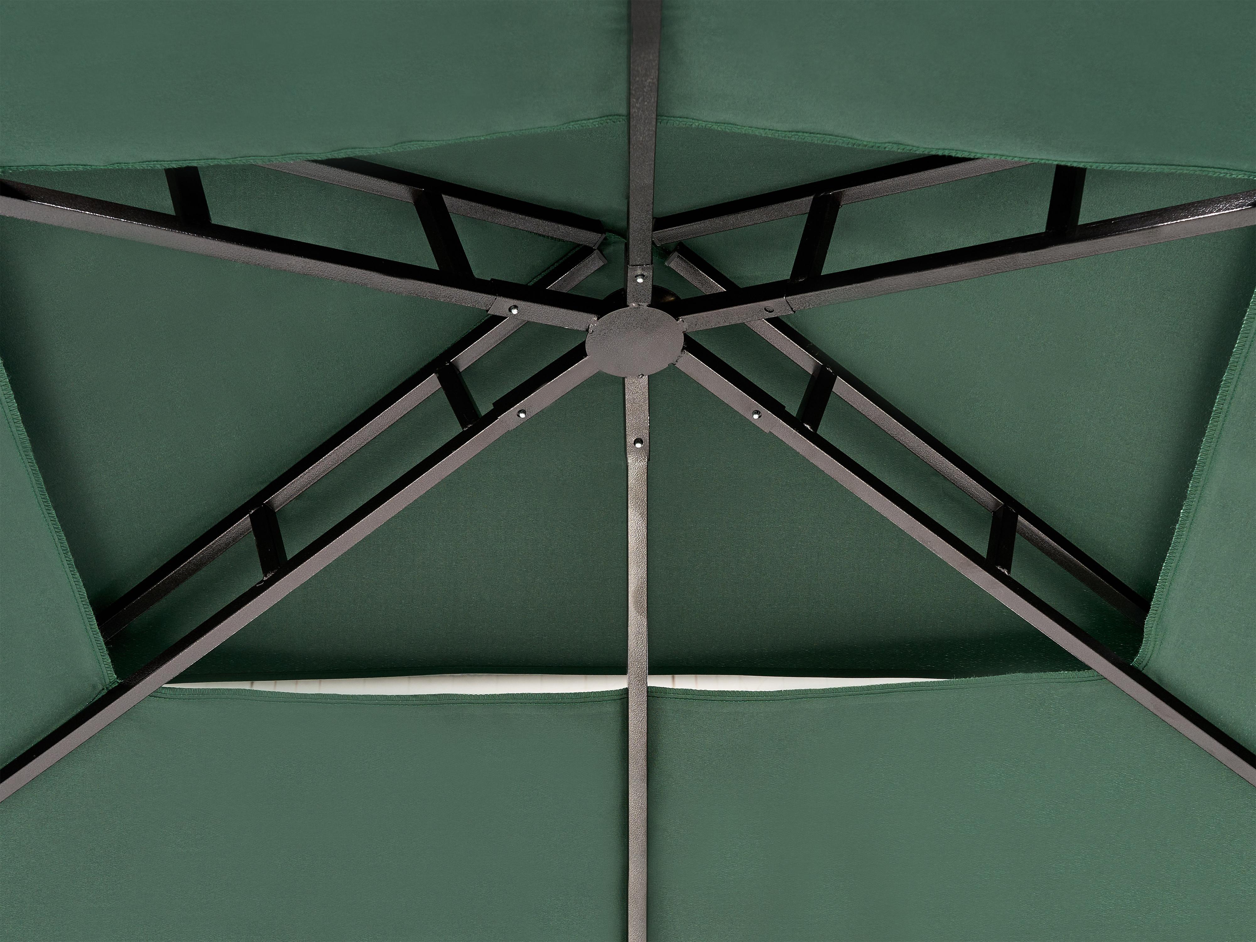 Paviljoen NARO Metaal 240 cm 148 cm Donkergroen