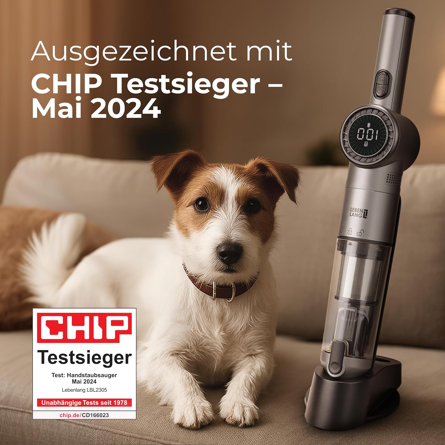 LEBENLANG Handstaubsauger Akku TESTSIEGER - Dual-Filter & Li-Ion I Inkl. Ladestation I 17000PA Handstaubsauger Auto Staubsauger stark Akkusauger kabellos Handsauger Akku Car Autostaubsauger Beutellos