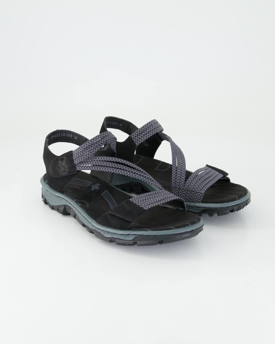 Rieker Morokko Sandalen in Schwarz