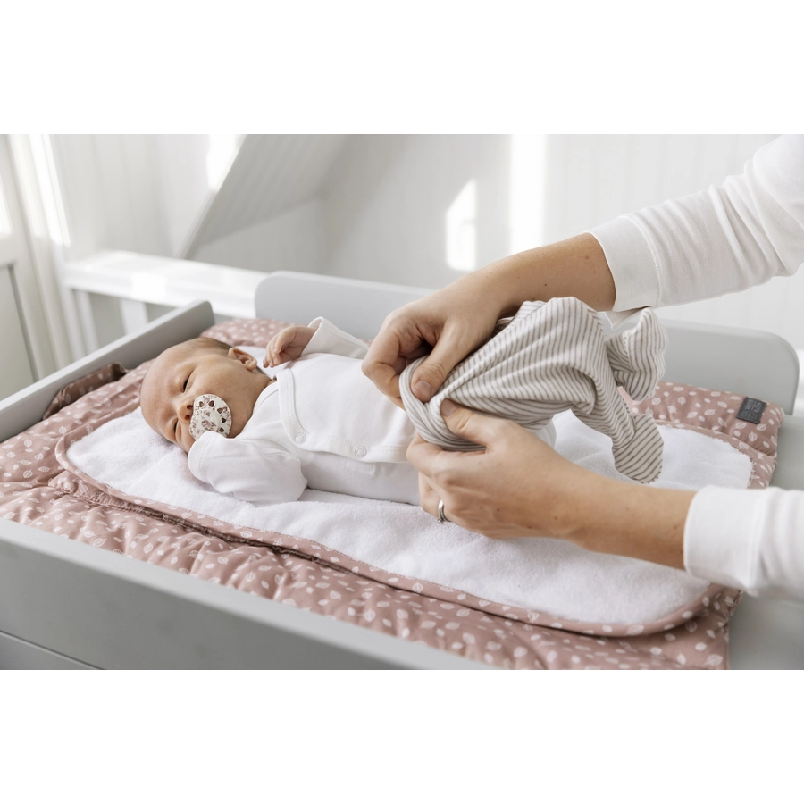 Vinter&Bloom Wickelunterlage Nordic Leaf Misty Rose