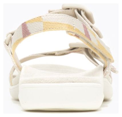 Sandales de Randonnée Femme Merrell District 3 Backstrap Web Blanc