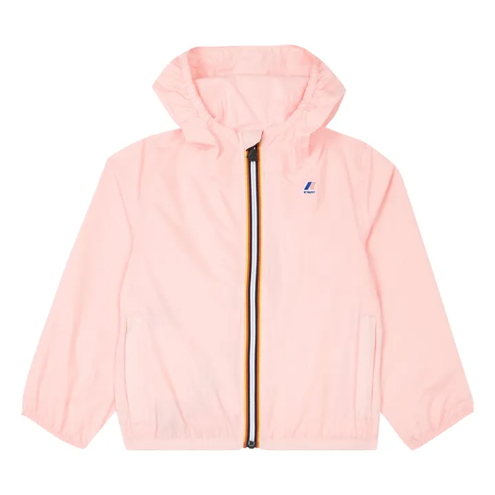 K-way Coupe-vent Imperméable Le Vrai Claude 3.0 | Rose pâle