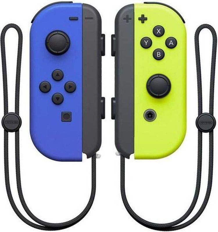 Nintendo Switch Joy-Con Controller Paar - Blauw en Neon Geel