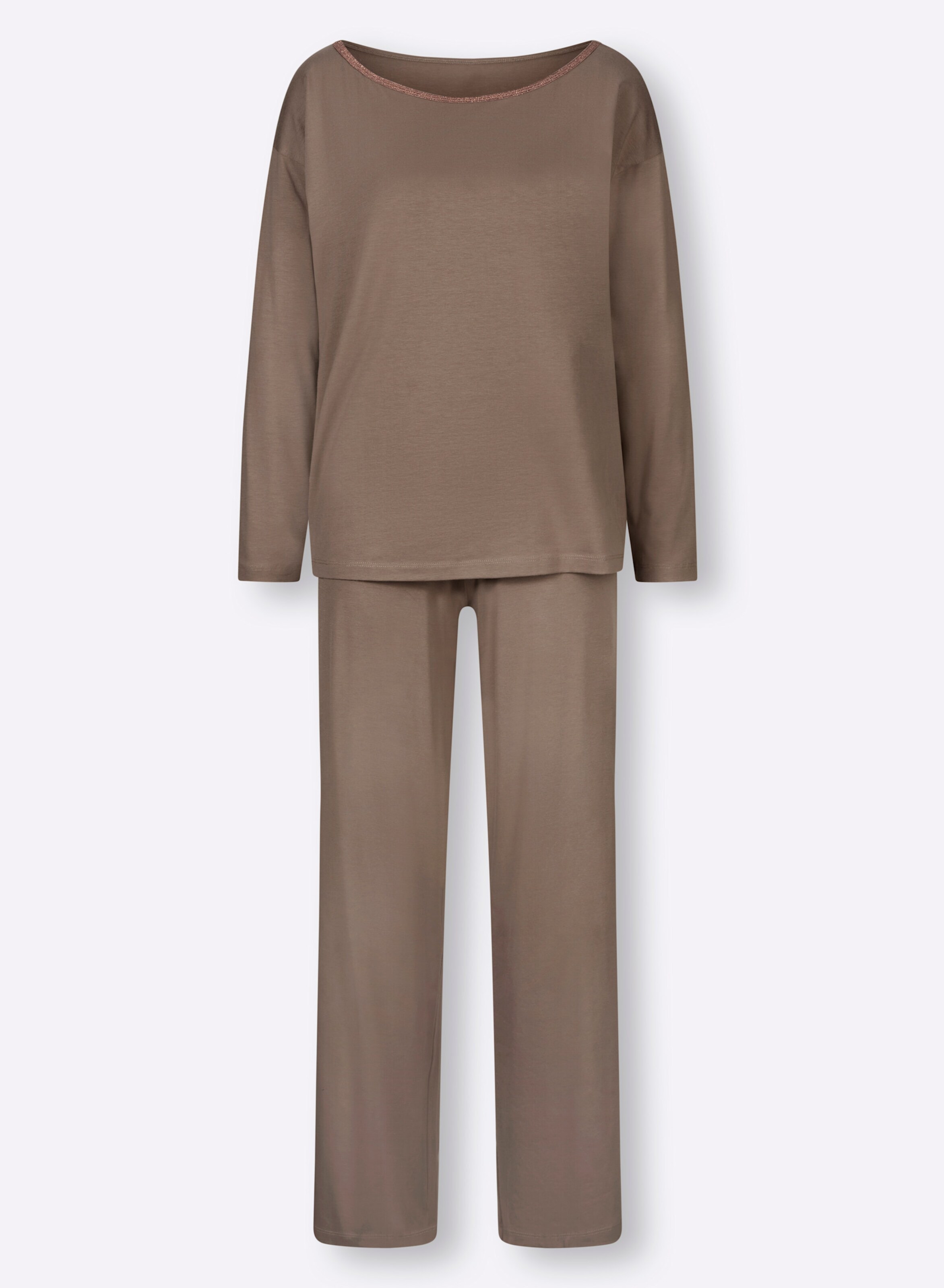 wäschepur Schlafanzug in taupe