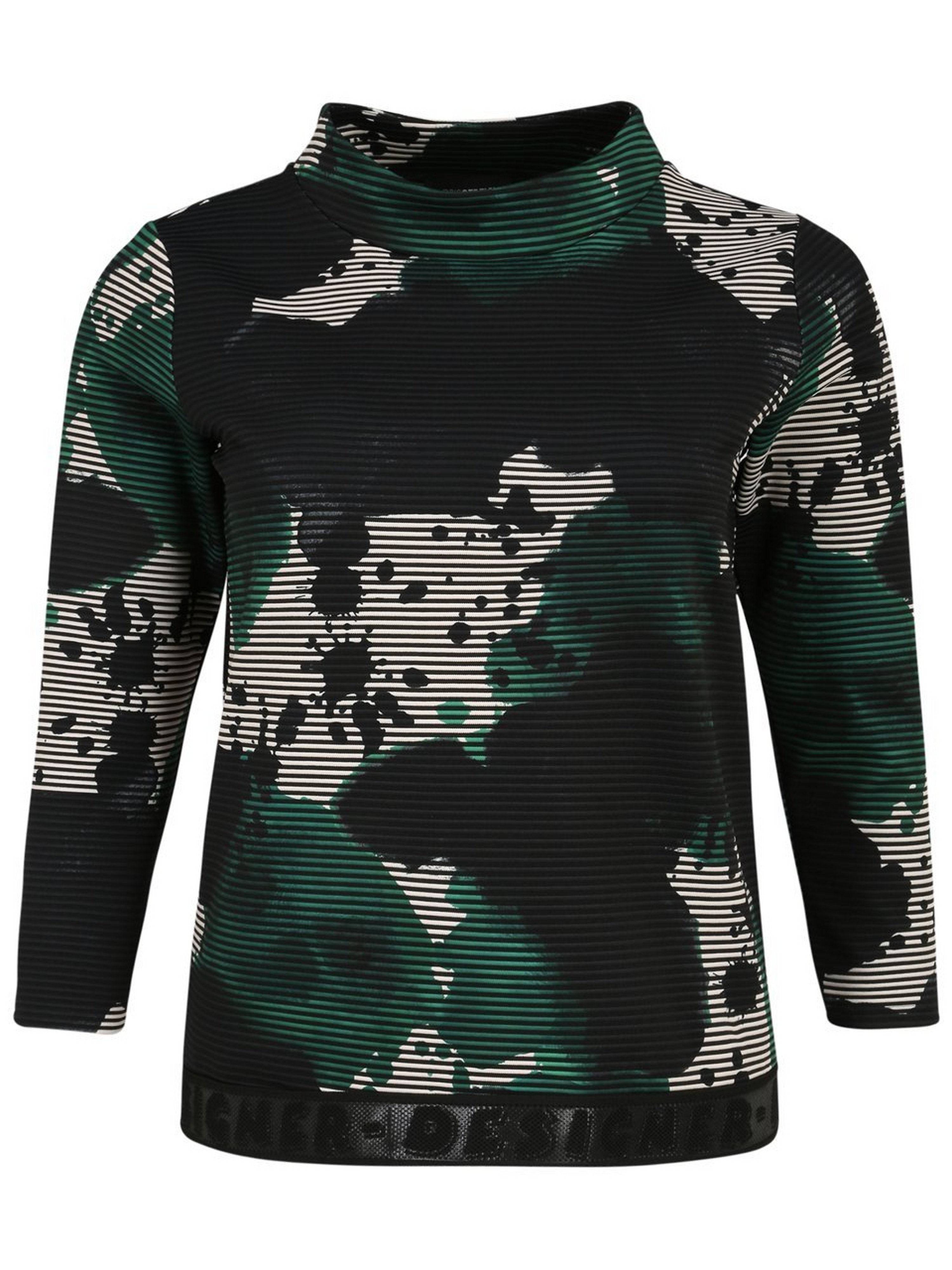 Sweatshirt mit Stehbundkragen