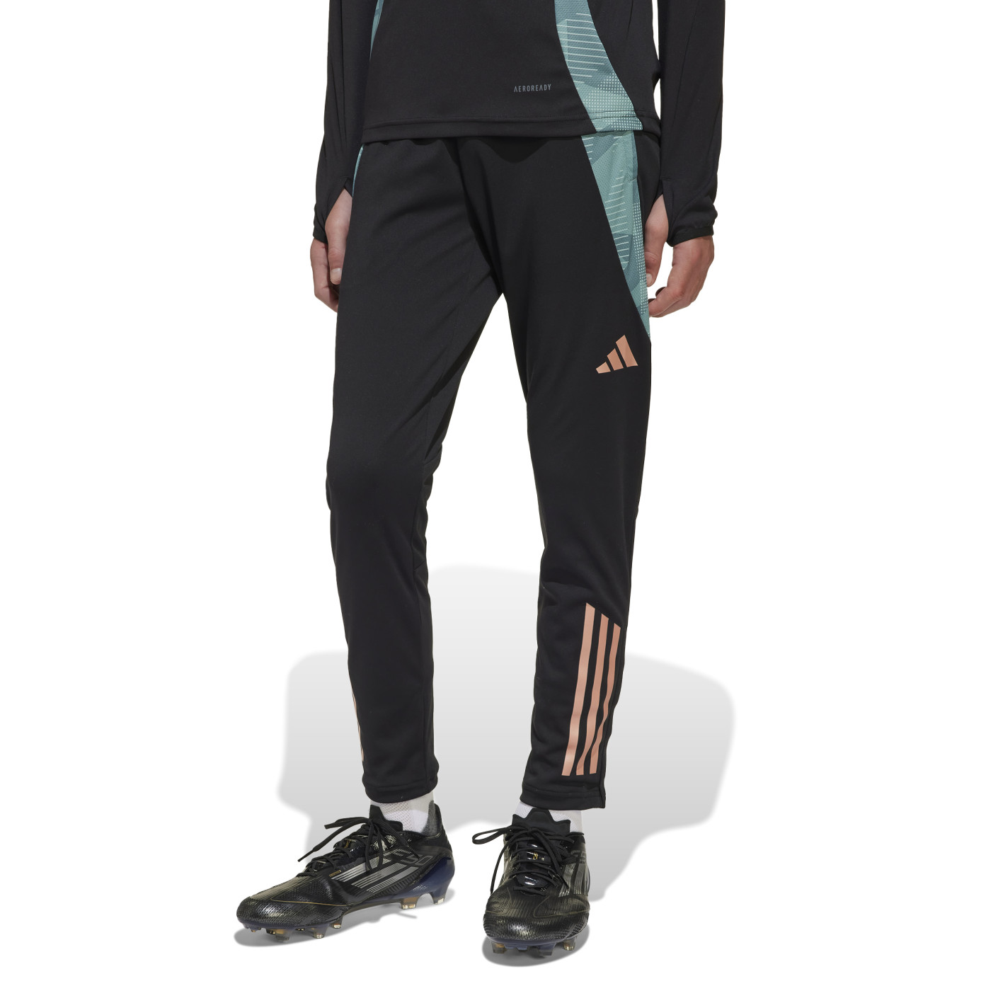 adidas Bayern München Trainingspak 1/4-Zip 2024-2025 Kids Zwart Groen Brons