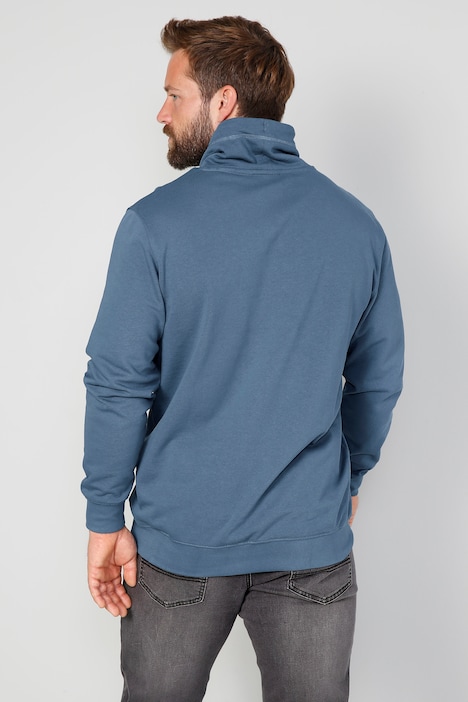 Boston Park Sweatshirt, Stehkragen, Schriftzug