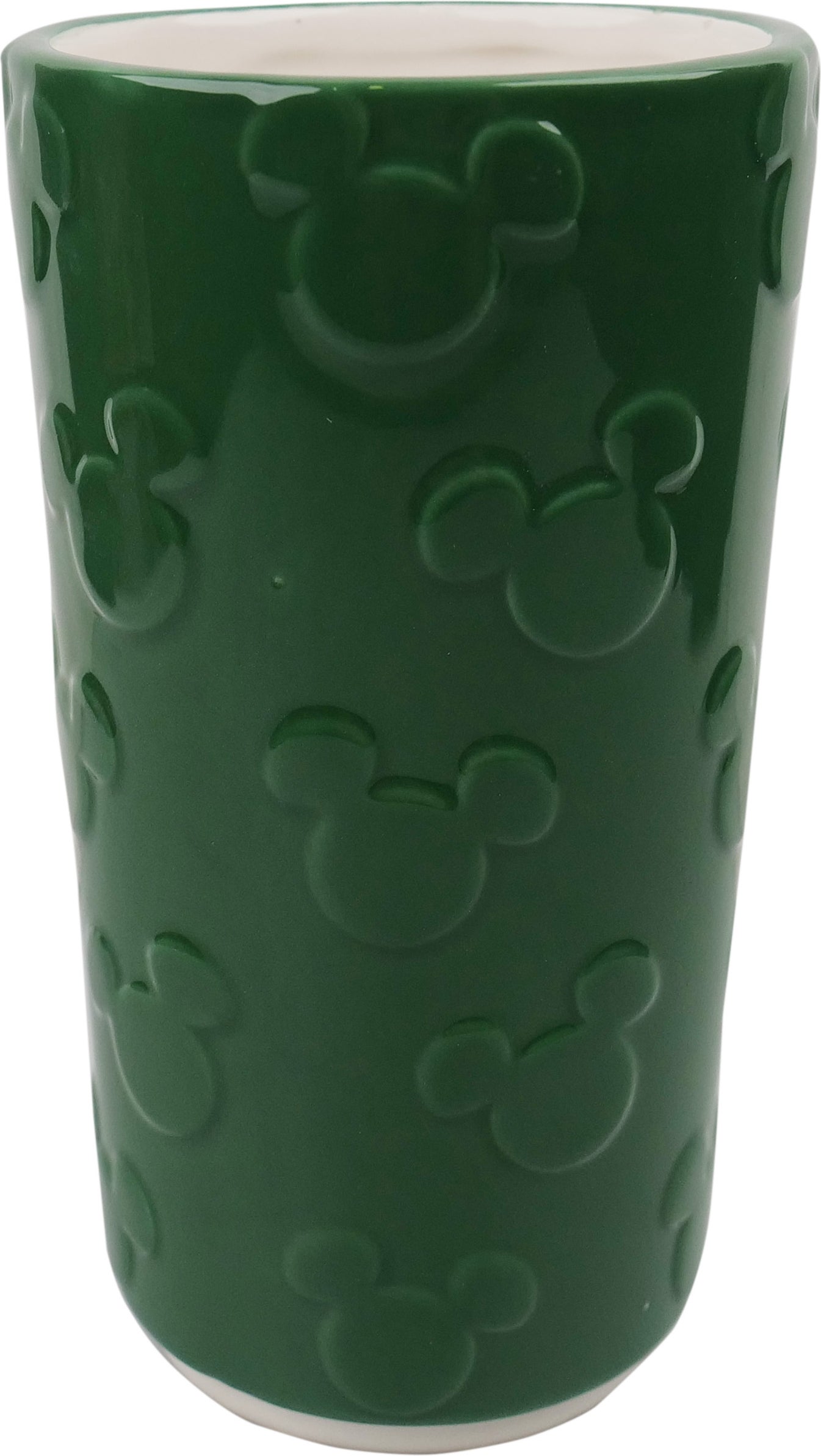 Disney bloempot Mickey en Vrienden relief donker groen D 8,5 H 11 cm