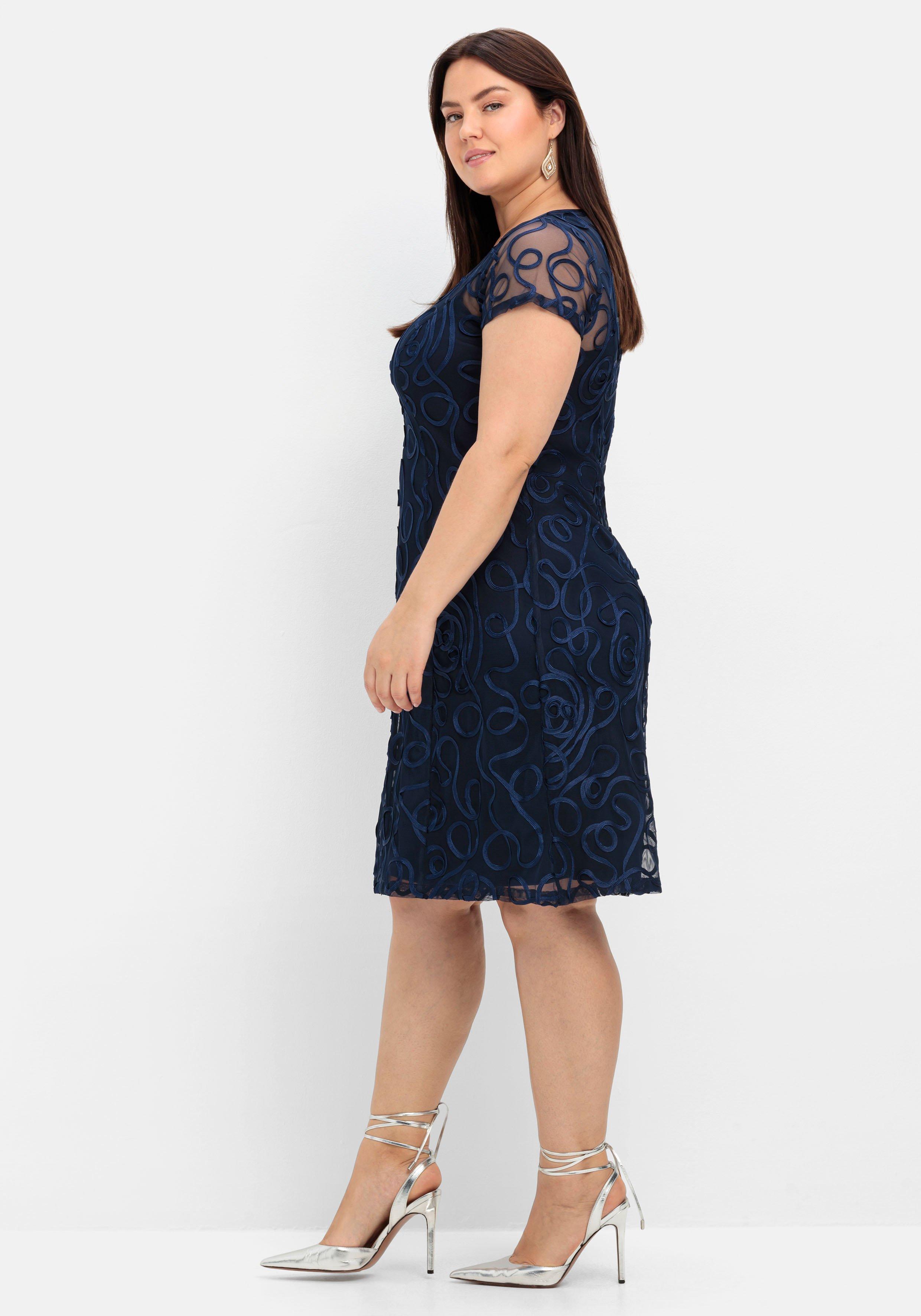 Cocktailkleid mit Zierborten