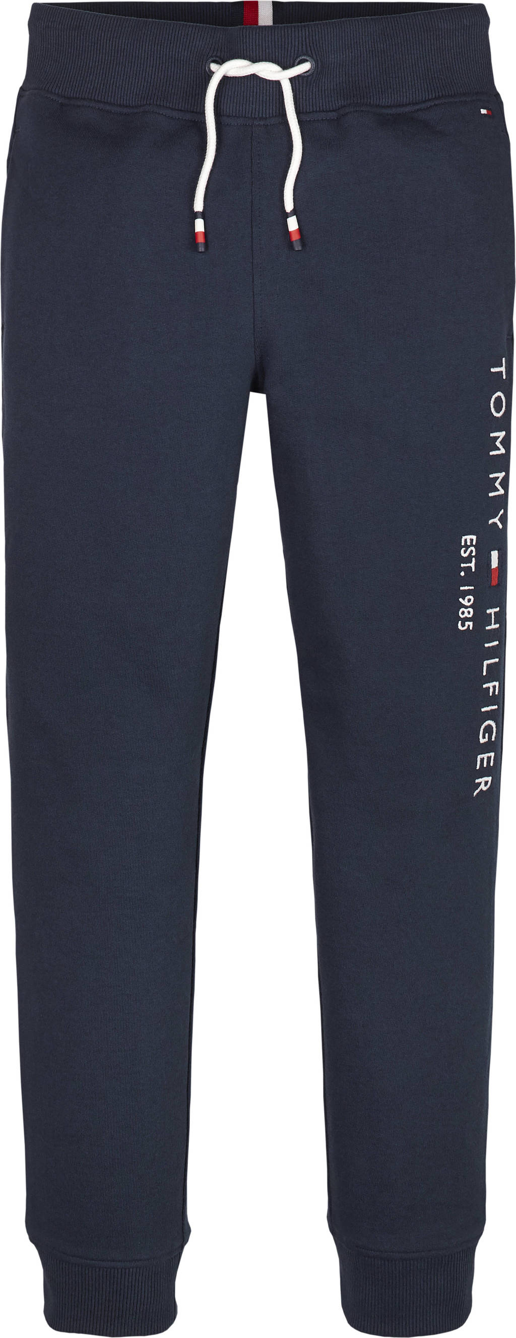 Tommy Hilfiger joggingbroek van katoen donkerblauw