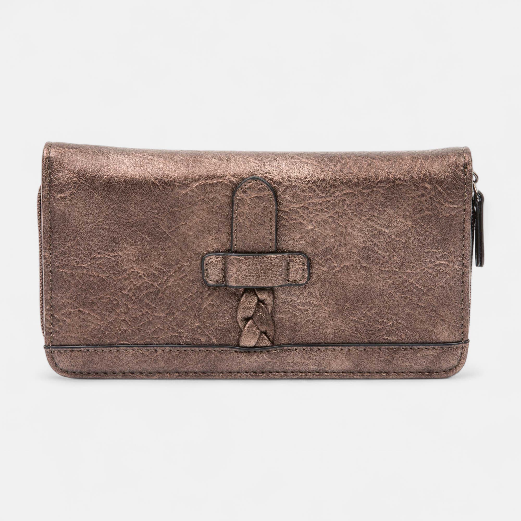Petite maroquinerie bronze
