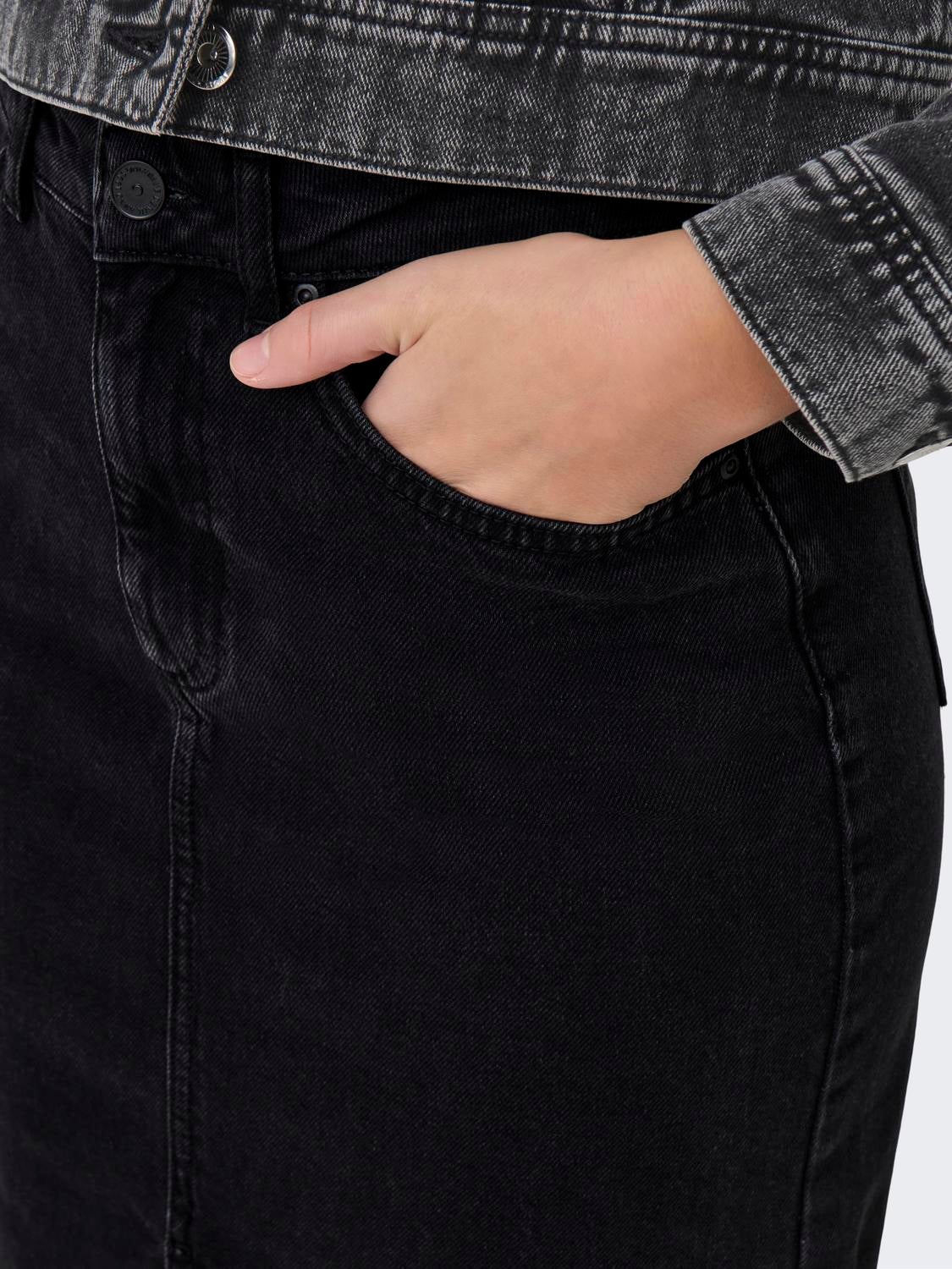 ONLBIANCA Jeansrock Washed Black