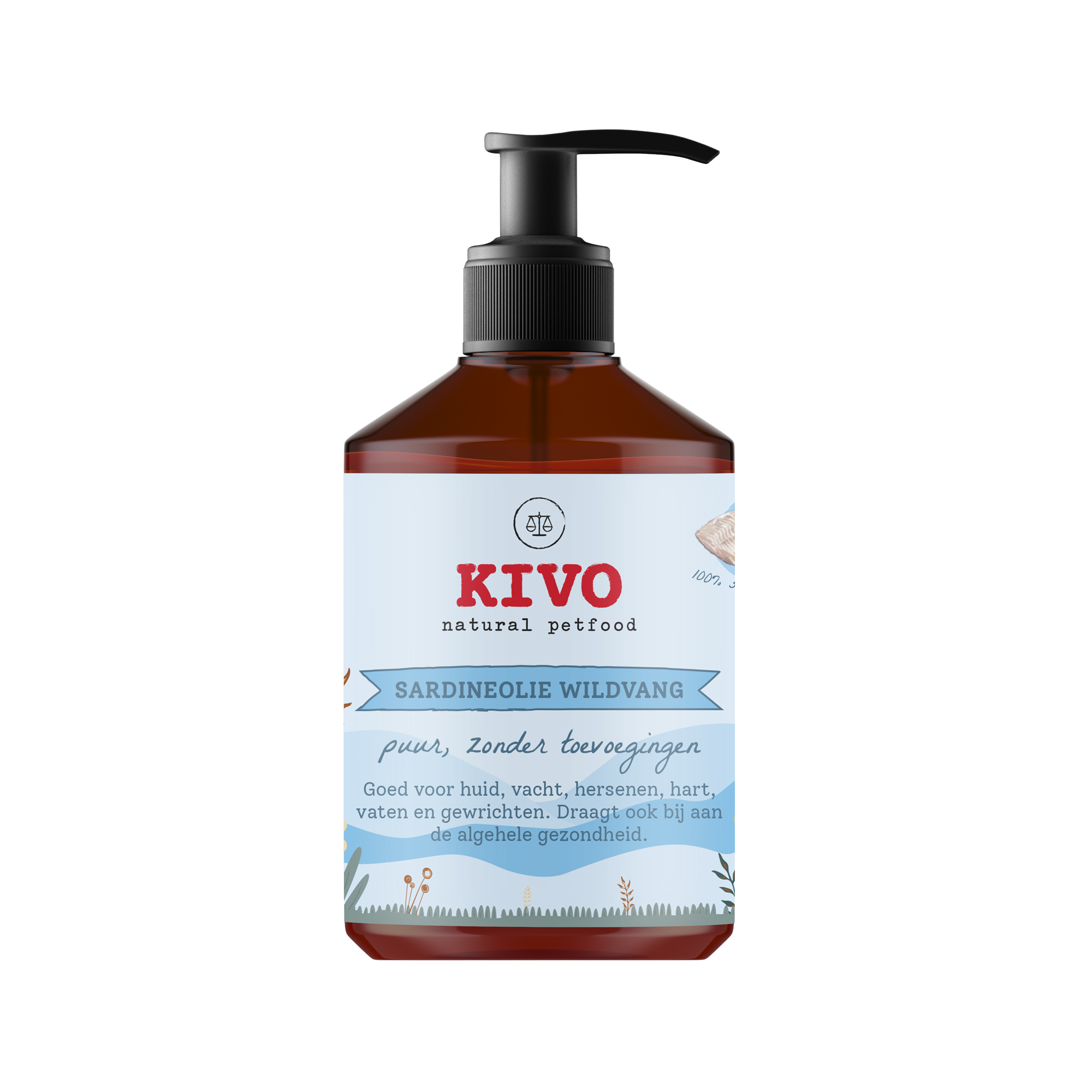 Kivo Petfood Sardineolie Wildvang