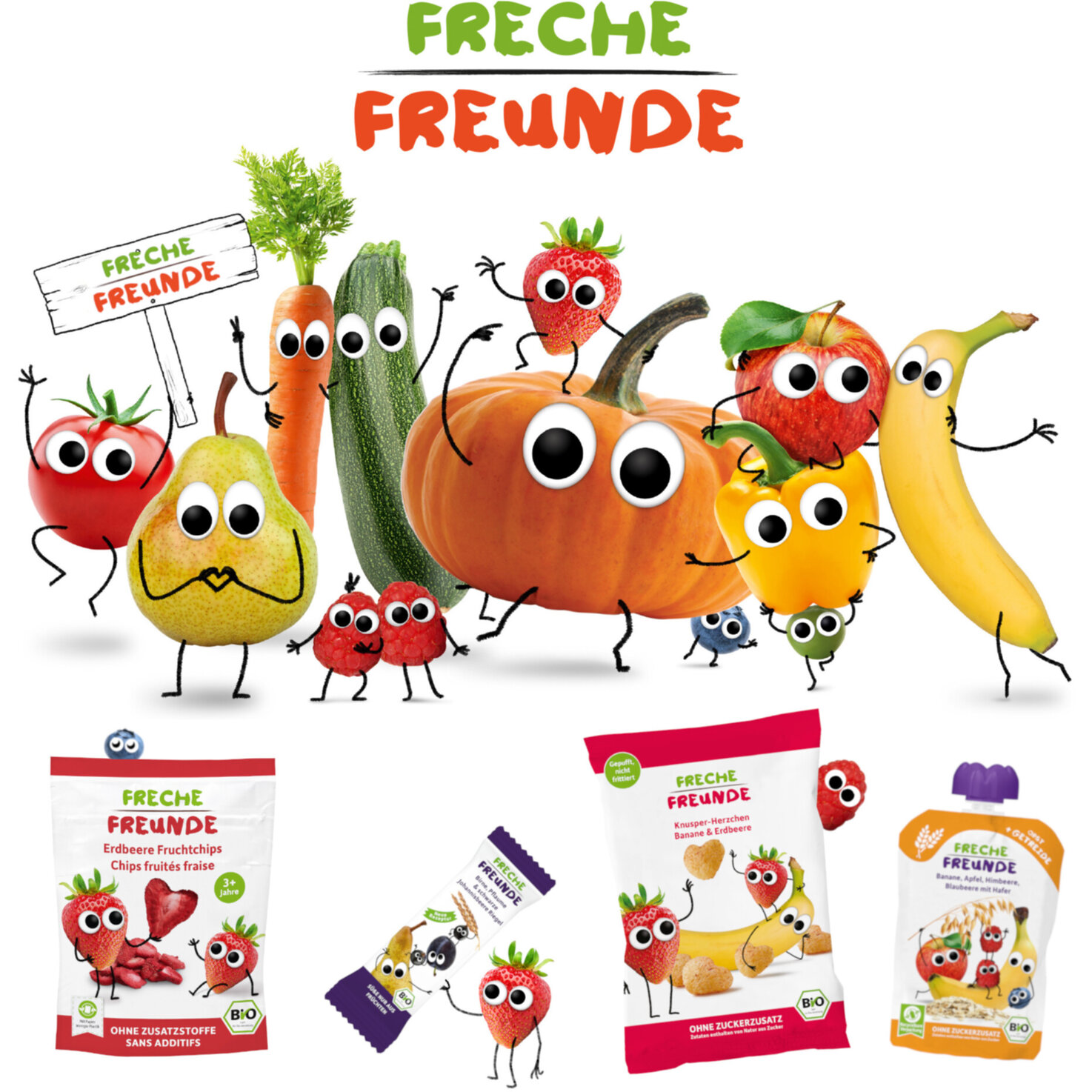 Freche Freunde Bio Riegel Mango & Orange 12+ Monate 4x23g