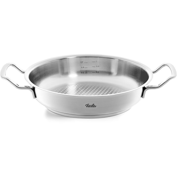 Fissler Original-Profi Collection® Servierpfanne 24cm mit Novogrill® + Deckel