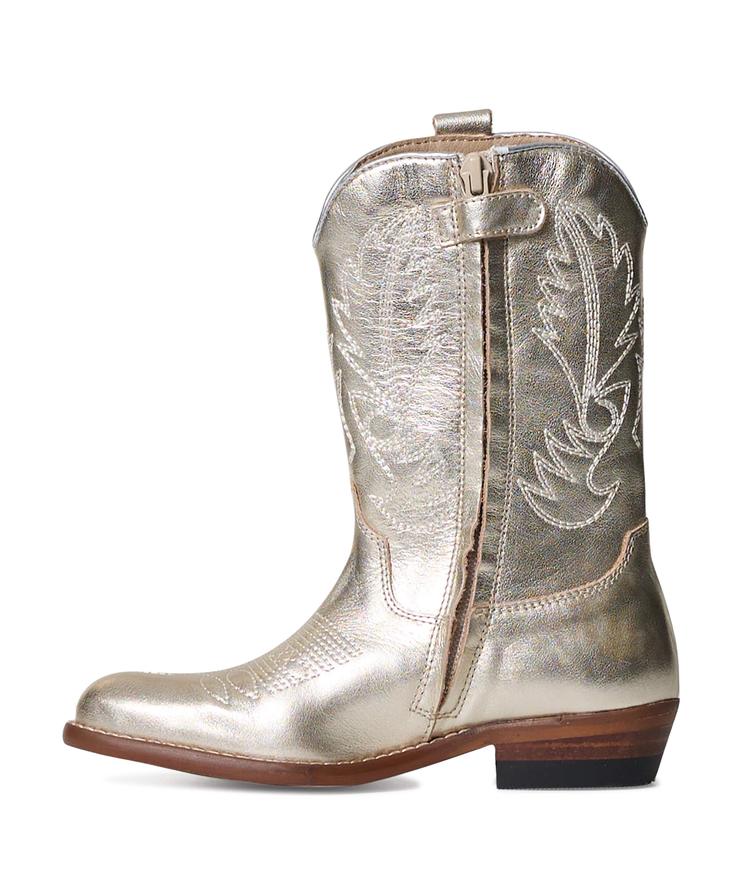 Clic! Country cuero meisjes laarzen goud