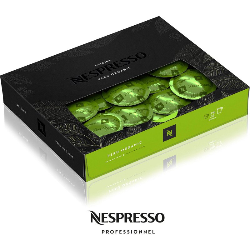 Capsule de café Nespresso Professionnel Peru Organic - Boîte de 50