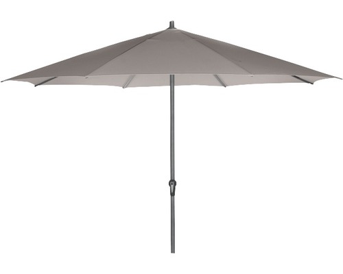 Avio parasol, polyester, Ø 350 cm, antraciet taupe