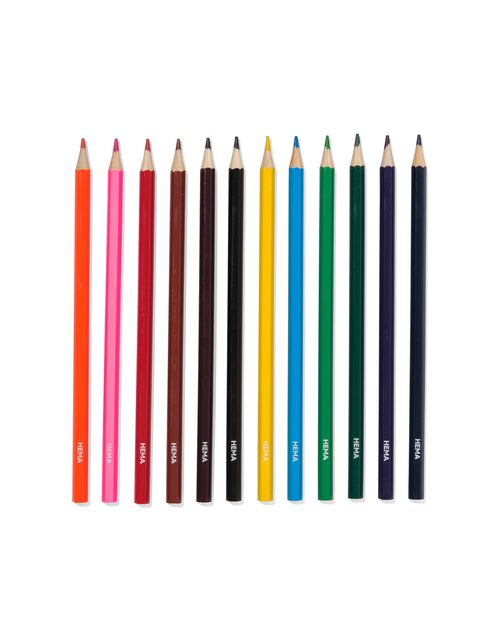12 crayons de couleur