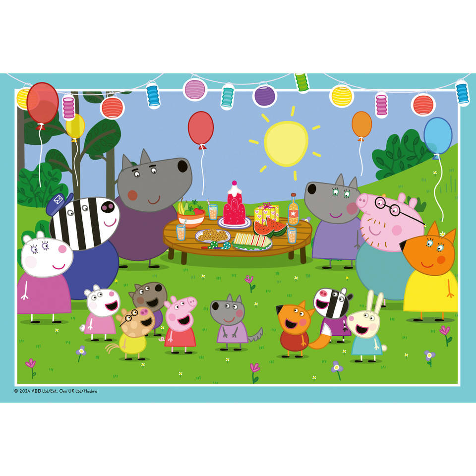 Ravensburger Peppa Pig puzzelset - 2 x 24 stukjes