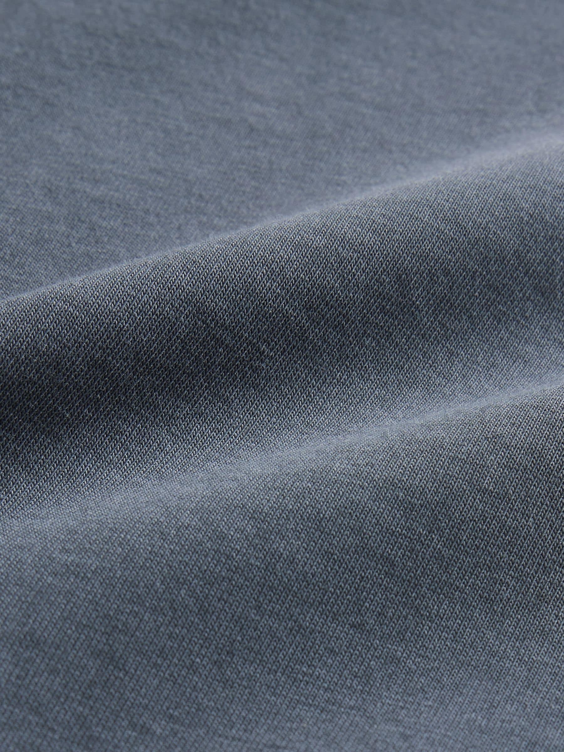Leisteen grijs - Normale Pasvorm - Signature SUPIMA® Cotton Crew Neck T-Shirt