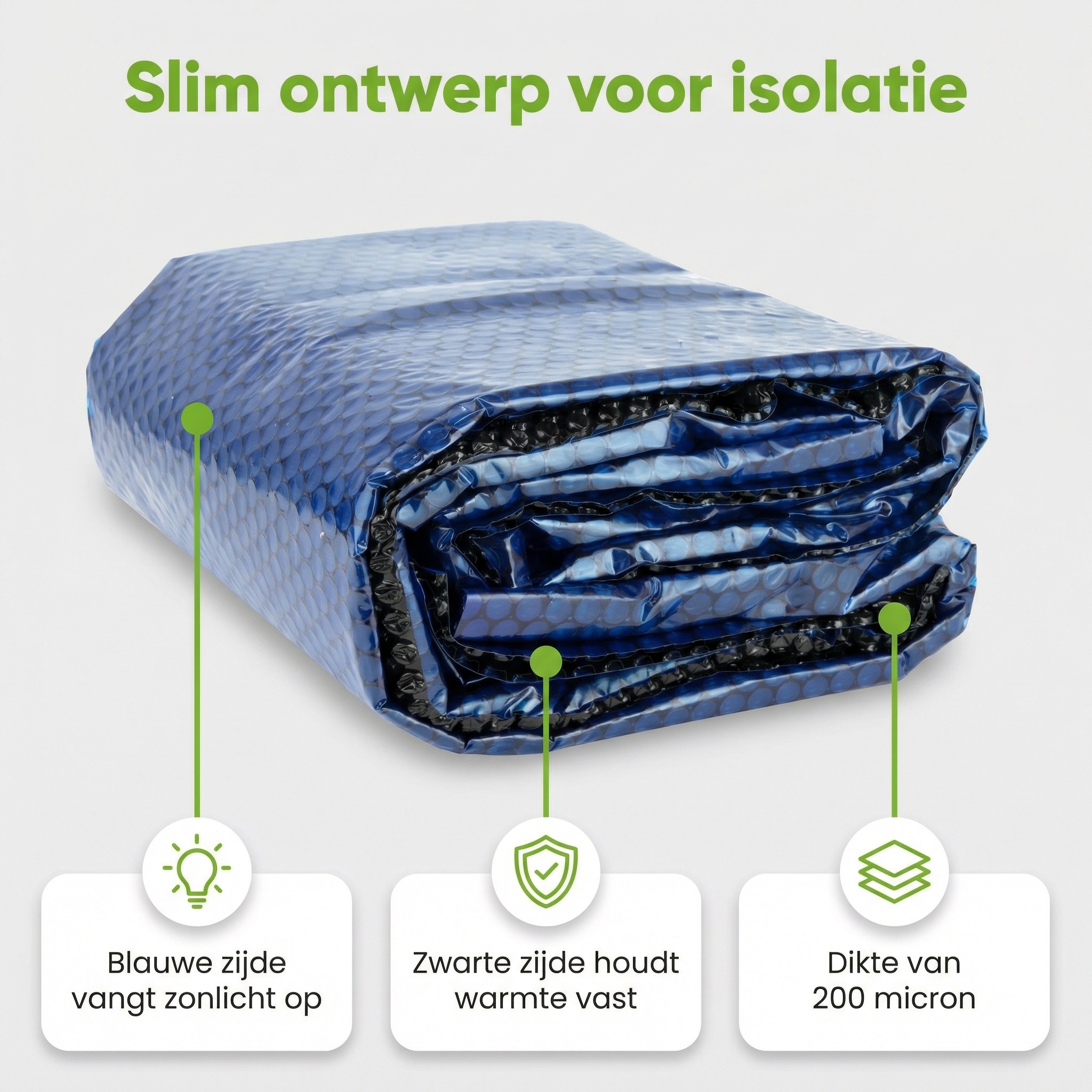 Ways d'luxe ø244 cm solarzeil