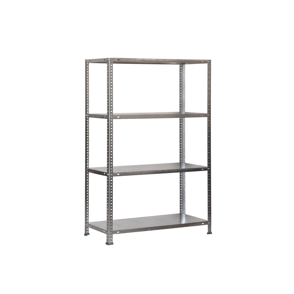 PROREGAL Panda Mid boutloze stellingkast, HxBxD 150 x 80 x 50 cm, legbordbelasting 100 kg, gegalvaniseerd