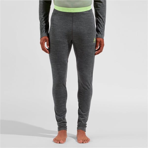 Collant thermique ODLO NATURAL PERFORMANCE PW 150 BL BOTTOM LONG DARK GREY MELANGE/SHARP GREEN