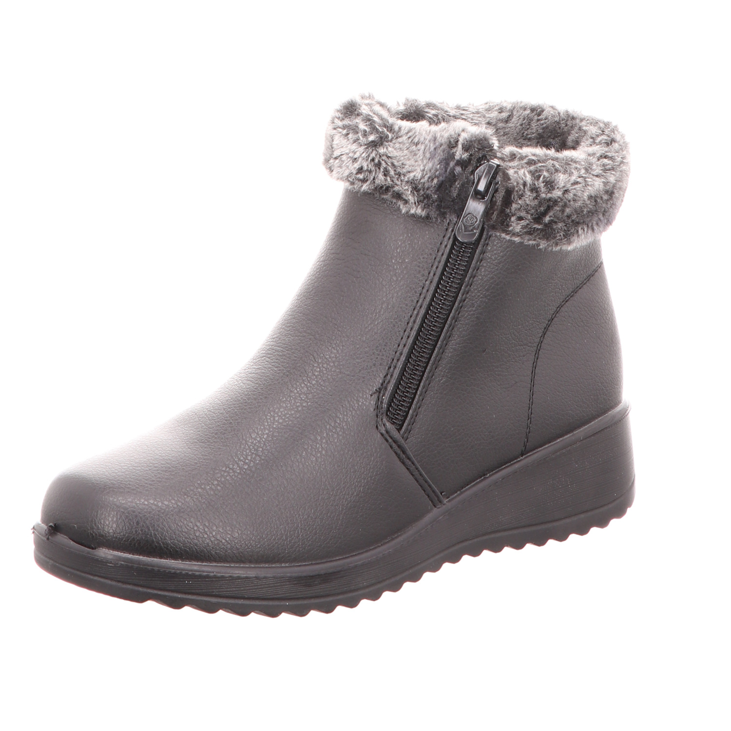 Donna Andrea Damen-Stiefelette Schwarz