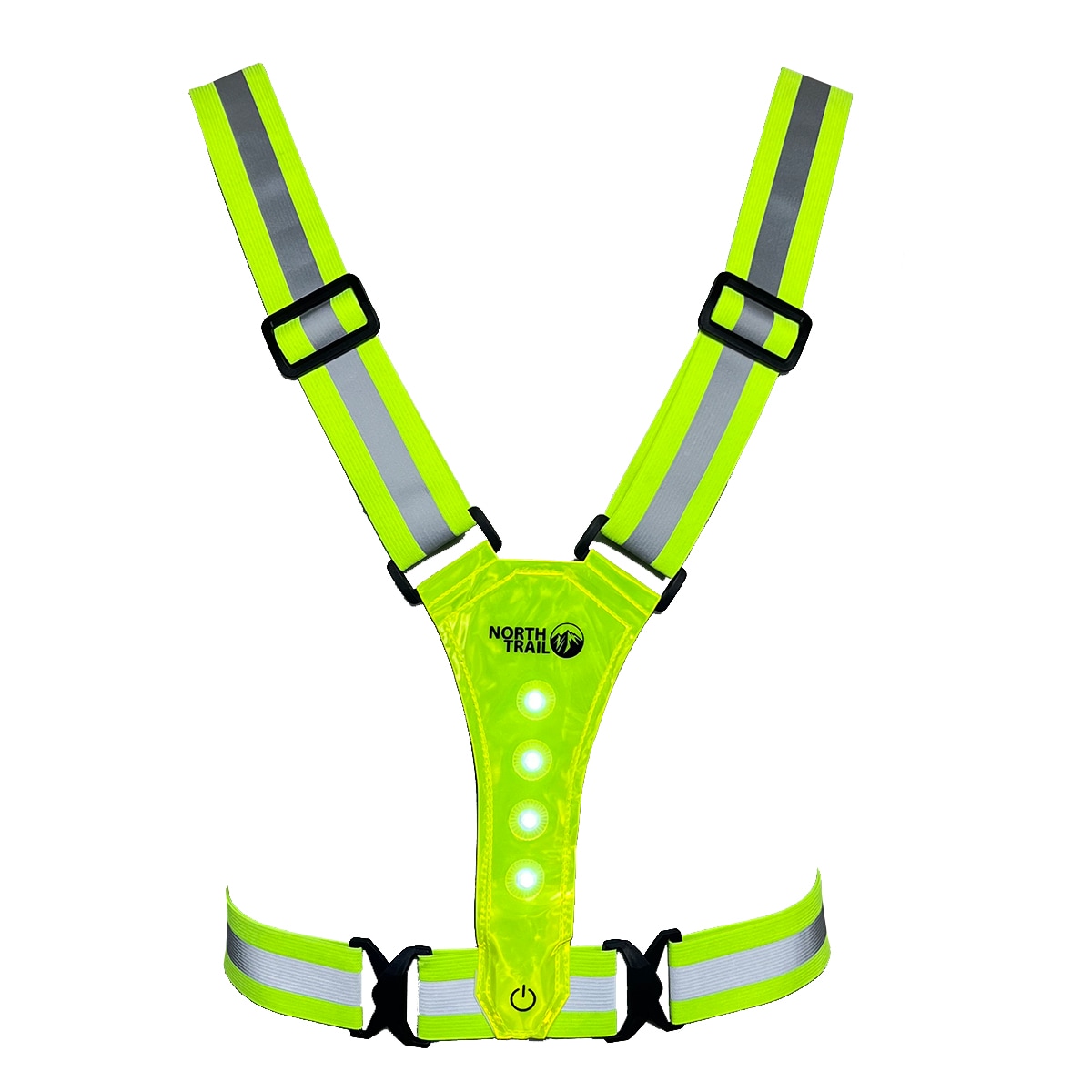 North Trail LED Reflekssele, One Size<br>Gjør deg ekstra godt synlig i mørket!