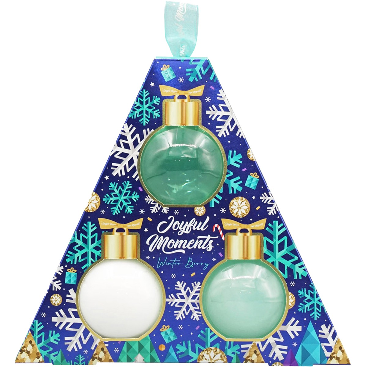 Triangle de boules  de soins - Joyful Moments - 3 produits