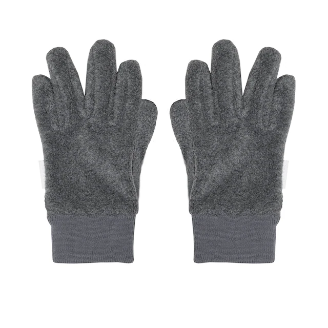 MAXIMO Fleecehandschuhe , Fingerhandschuhe, Boucle-Optik, Strickbündchen