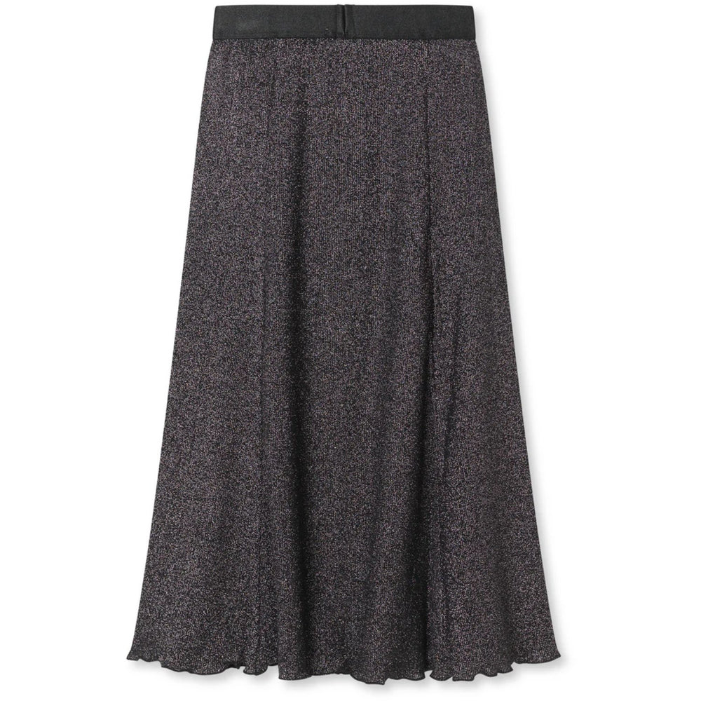 Køb Mads Nørgaard Gun Metal 2X2 Lurex Salina Nederdel