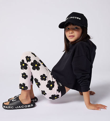 Little Marc Jacobs Kapuzenpullover - Kurz - Schwarz m. Strassste