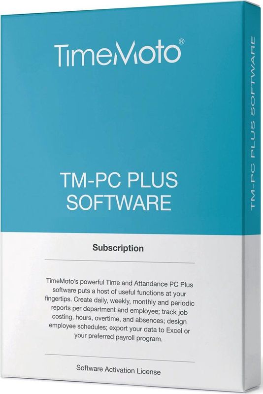Safescan - TM-PC Plus - Software-uitbreiding voor TIMEMOTO - Tijdregistratiesystemen