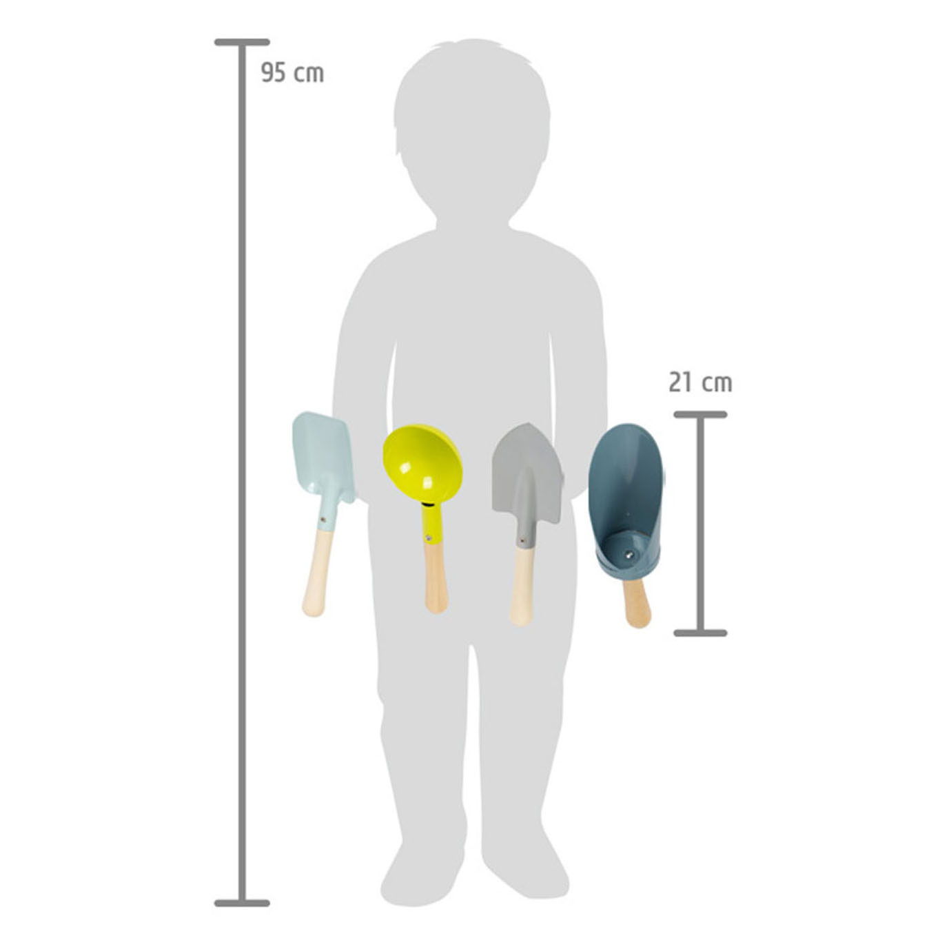 Small Foot-Metalen Schepjes, 4dlg.