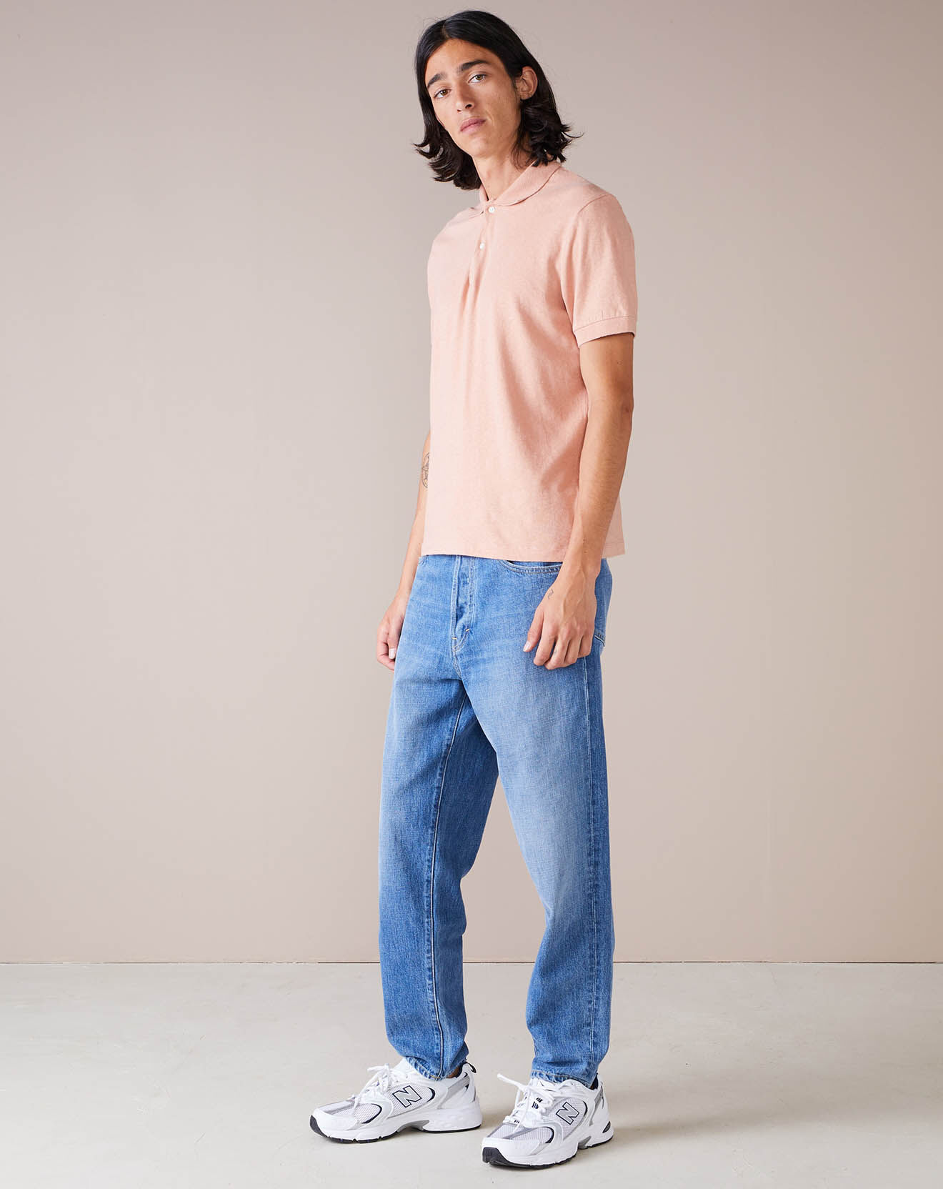 Bellerose Polo en Coton & Lin Vota nude