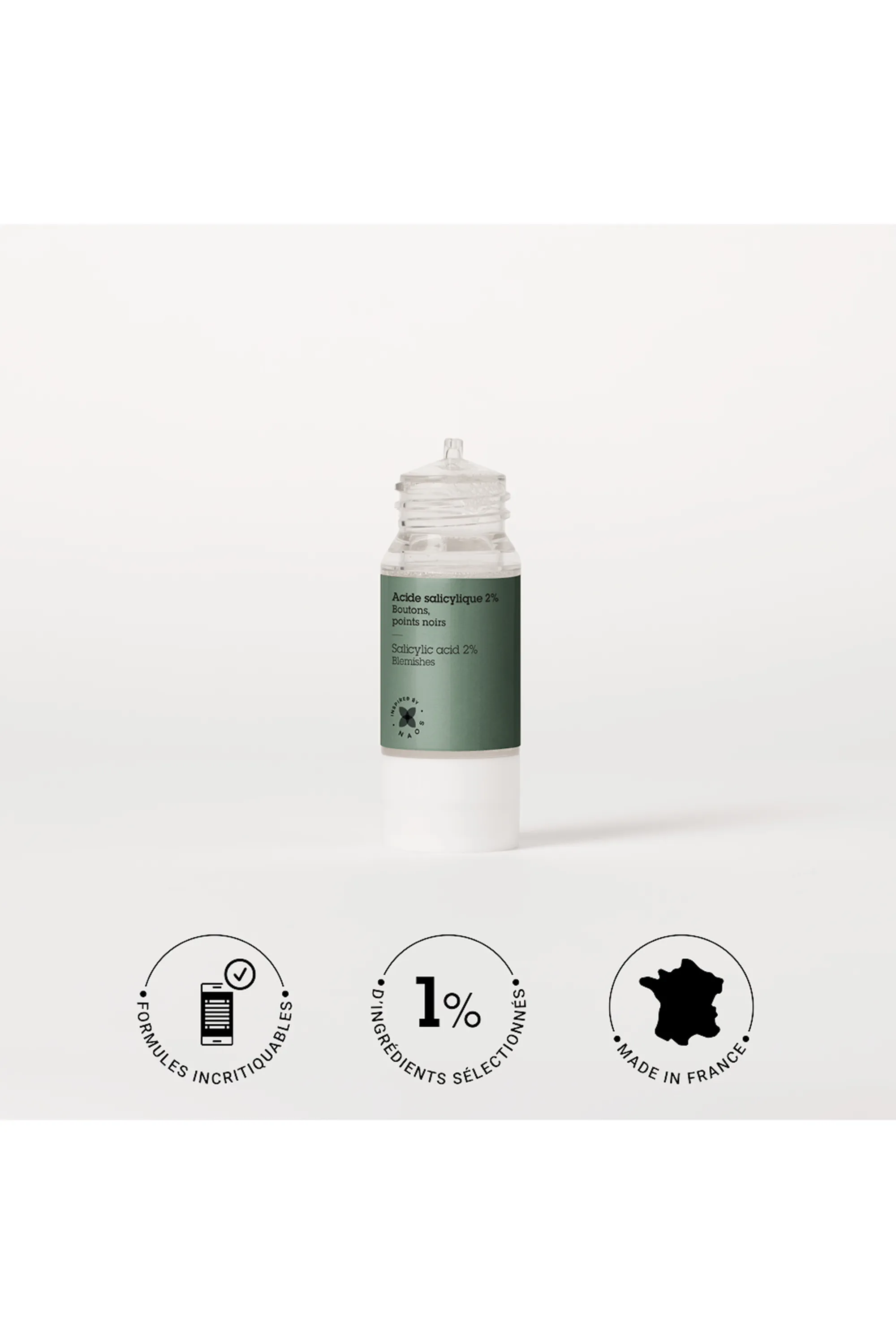 Etat Pur Actif pur Acide salicylique 2% boutons et imperfections-15 ml